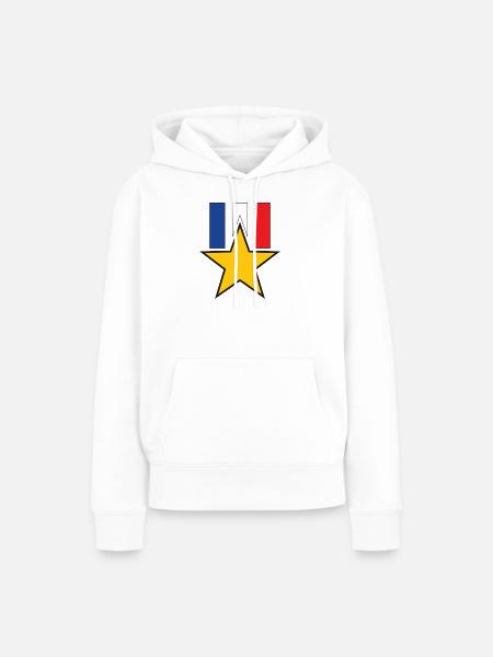 Military Dekoration - Frauen Premium Bio Hoodie - Weiß