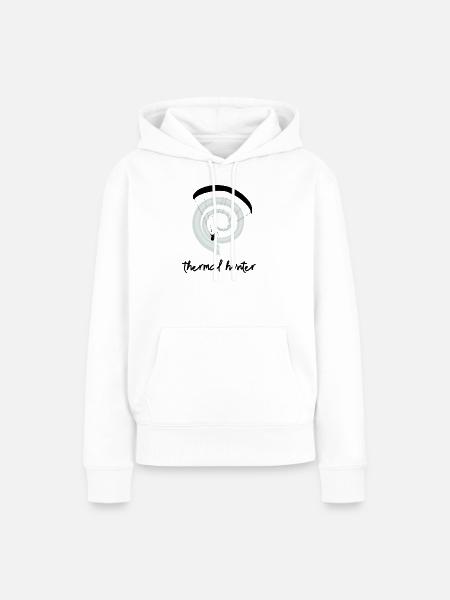 Thermal Hunter - Gleitschirm Shirt - Frauen Premium Bio Hoodie - Weiß