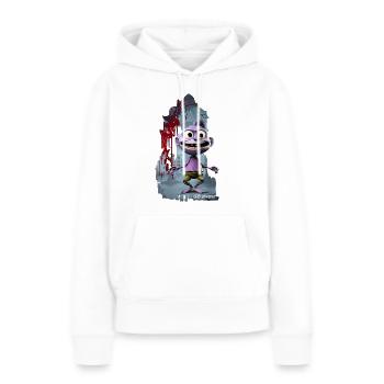 Cute Zombie Red Jerry - Frauen Premium Bio Hoodie - Weiß - Vorne - Julia (174cm)