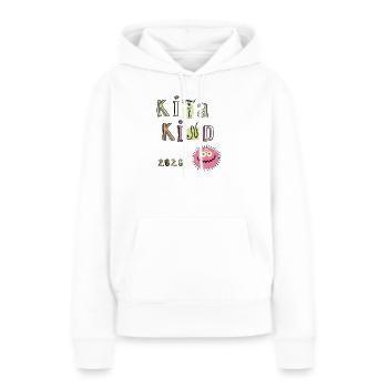 Kita Kind 2026 - Women’s Premium Organic Hoodie - white - Front - Julia (174cm)