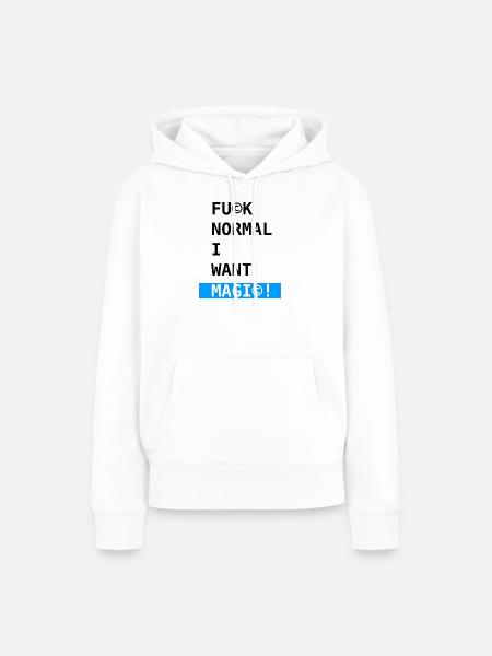 I Want Magic! - Frauen Premium Bio Hoodie - Weiß