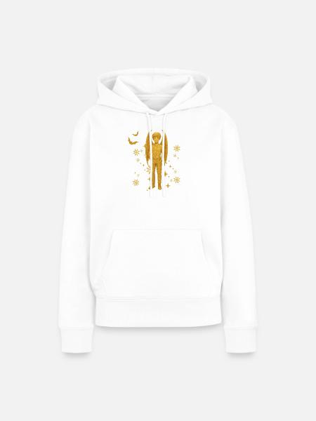 Vampir-Dämon Edition Winter - Frauen Premium Bio Hoodie - Weiß