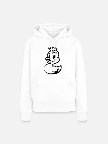 Ente Enten - Frauen Premium Bio Hoodie - Weiß