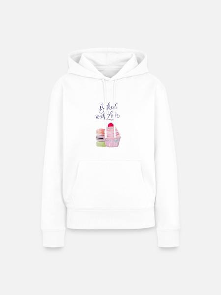 Süßes für dich - Frauen Premium Bio Hoodie - Weiß