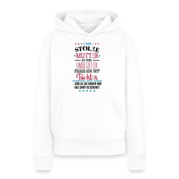 Ungeheuer fantastische 2 Töchter - Mutter - Frauen Premium Bio Hoodie - Weiß - Vorne - Julia (174cm)