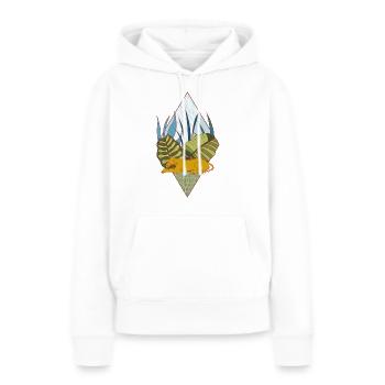 Polygon lioness - Women’s Premium Organic Hoodie - white - Front - Julia (174cm)