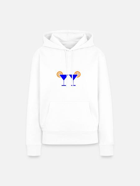 Cocktail Icon - Frauen Premium Bio Hoodie - Weiß