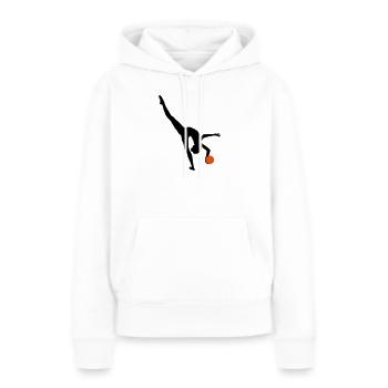 Gymnastik - Frauen Premium Bio Hoodie - Weiß - Vorne - Julia (174cm)