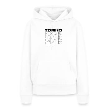 Torino Turin Italien - Frauen Premium Bio Hoodie - Weiß - Vorne - Julia (174cm)