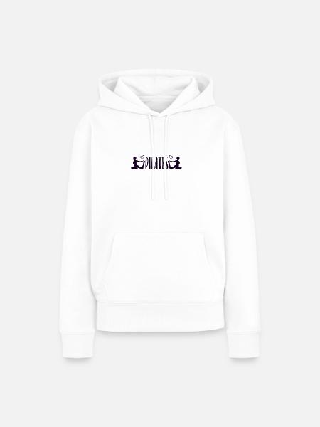 Pilates - Frauen Premium Bio Hoodie - Weiß