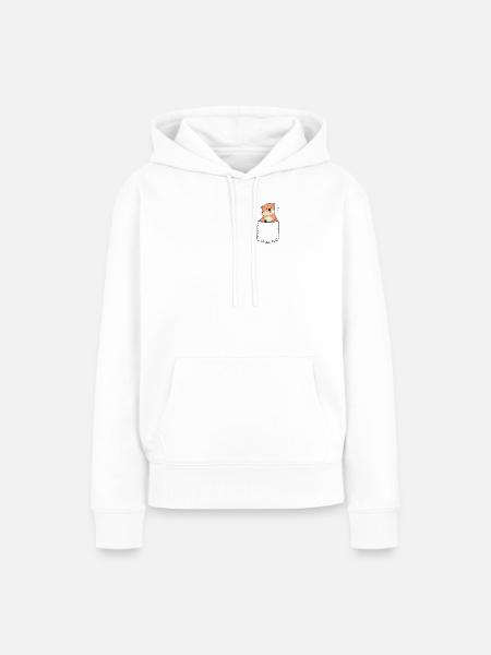 Otter - Frauen Premium Bio Hoodie - Weiß