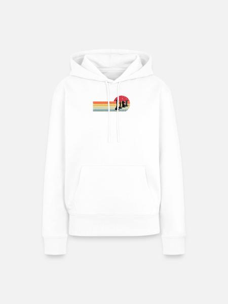 Schach - Frauen Premium Bio Hoodie - Weiß