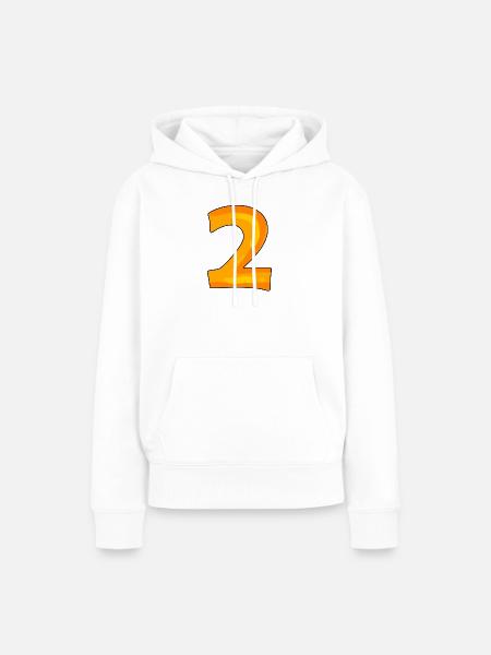2 - Frauen Premium Bio Hoodie - Weiß