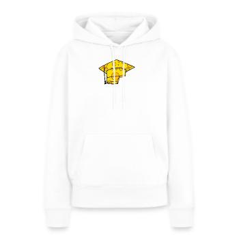 Studium Abschluss Absolventenkappe - Frauen Premium Bio Hoodie - Weiß - Vorne - Julia (174cm)