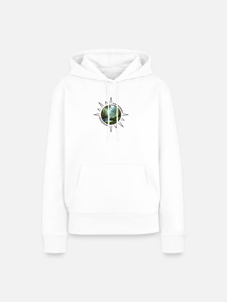 Mitten im Dschungel - Frauen Premium Bio Hoodie - Weiß