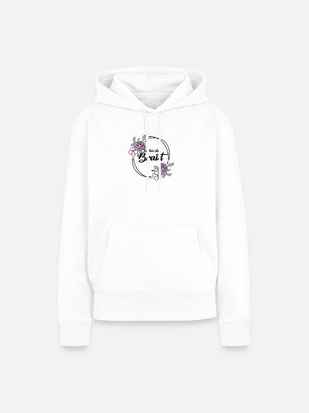Die Braut Junggesellinnenabschied - Frauen Premium Bio Hoodie - Weiß