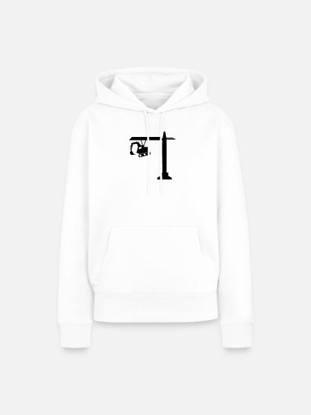 Engineer Ingenieur Bauleiter - Frauen Premium Bio Hoodie - Weiß