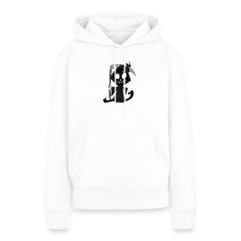 Sensenmann mit Sense - Halloween - Frauen Premium Bio Hoodie - Weiß - Vorne - Julia (174cm)