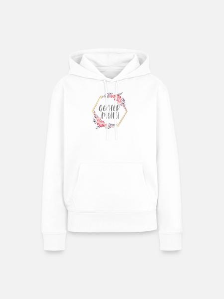 Schweiz Genf Mädchen Heimat Geschenk - Frauen Premium Bio Hoodie - Weiß