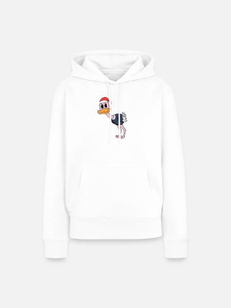 Strauß Weihnachten - Frauen Premium Bio Hoodie - Weiß