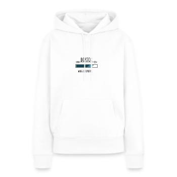 Doktoranten Geschenk Studium - Frauen Premium Bio Hoodie - Weiß - Vorne - Julia (174cm)