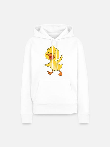 Happy Kükenparade - Frauen Premium Bio Hoodie - Weiß