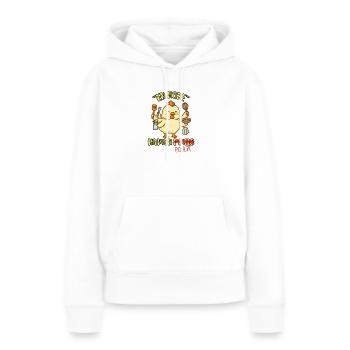 IM MAMA-HEN- (ODER OKTOPUS-) MODUS - Humor Tiere - Frauen Premium Bio Hoodie - Weiß - Vorne - Julia (174cm)