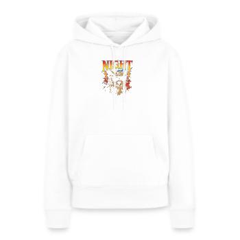 Nachteule Lustige Eulenliebhaberin Nachteule - Frauen Premium Bio Hoodie - Weiß - Vorne - Julia (174cm)
