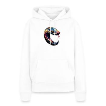 Schlange Python Kobra Klapperschlange Schlangen - Frauen Premium Bio Hoodie - Weiß - Vorne - Julia (174cm)
