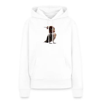 Colibri Colibri Colibri Oiseau Colibris Colibri mignon - Sweat à capuche Premium bio Femme - blanc - Devant - Julia (174cm)