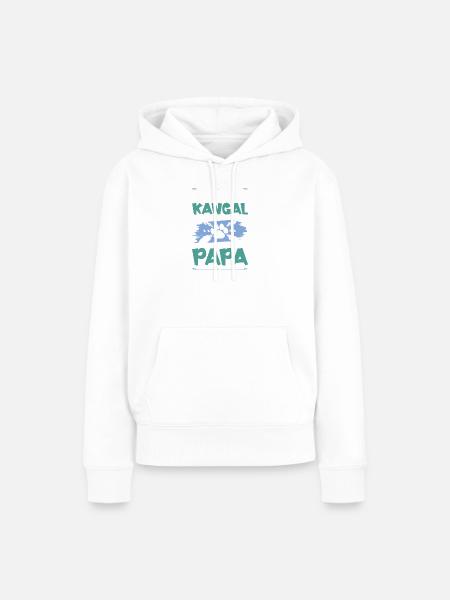 kangal hunde papa - Frauen Premium Bio Hoodie - Weiß