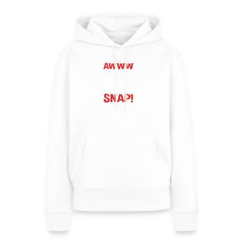 Fracture osseuse Fracture osseuse du squelette d’Halloween - Sweat à capuche Premium bio Femme - blanc - Devant - Julia (174cm)