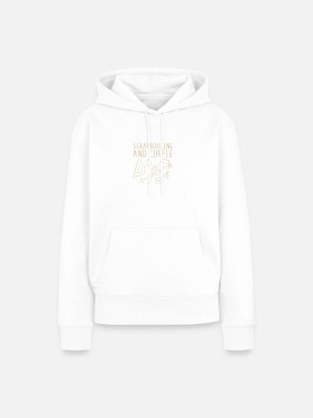 Scrapbook Scrapbooking - Frauen Premium Bio Hoodie - Weiß