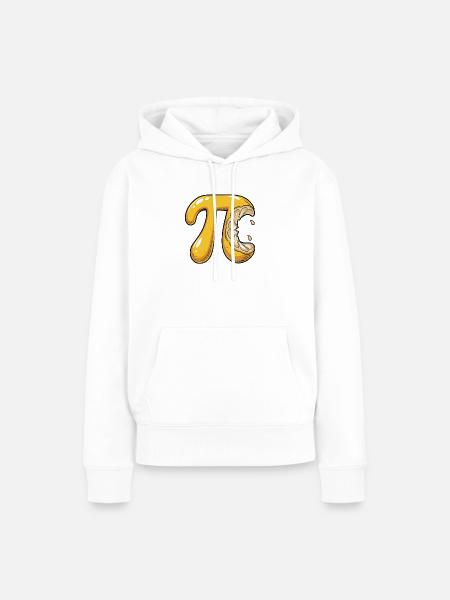 Zitrone Pi Mathe - Frauen Premium Bio Hoodie - Weiß