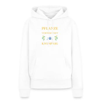 Jardinier Jardinage Jardinage Jardinage Jardinage - Sweat à capuche Premium bio Femme - blanc - Devant - Julia (174cm)