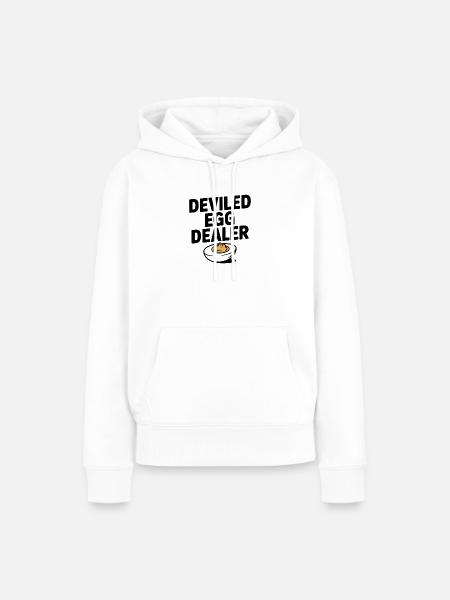 Teuflischer Eierhändler - Frauen Premium Bio Hoodie - Weiß