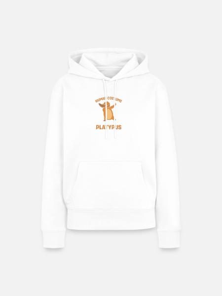 Schnabeltier - Frauen Premium Bio Hoodie - Weiß