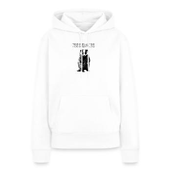 Frechdachs - Frauen Premium Bio Hoodie - Weiß - Vorne - Julia (174cm)