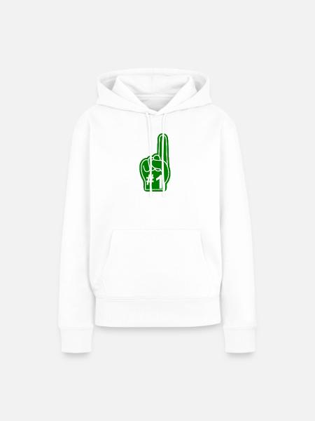 Fan Sport USA - Frauen Premium Bio Hoodie - Weiß