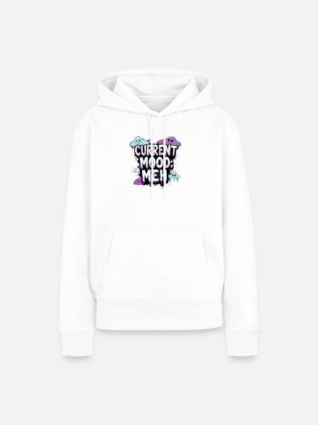 Meh Geschenkidee - Frauen Premium Bio Hoodie - Weiß