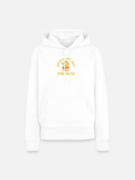 Pfannkuchen - Frauen Premium Bio Hoodie - Weiß