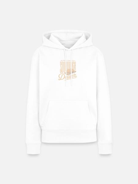 Lokaler Sauerteighändler - Frauen Premium Bio Hoodie - Weiß