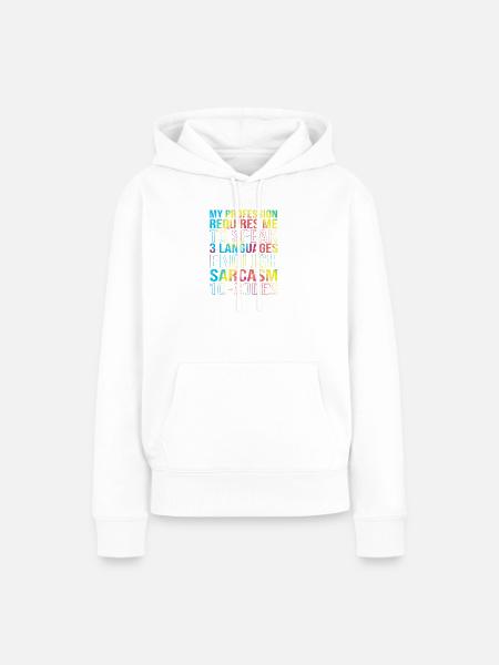 Medizin Coder - Frauen Premium Bio Hoodie - Weiß