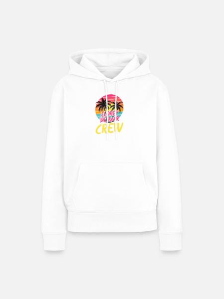 Lloret De Mar Crew - Frauen Premium Bio Hoodie - Weiß