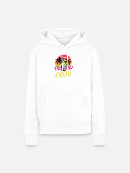 Thailand Crew - Frauen Premium Bio Hoodie - Weiß