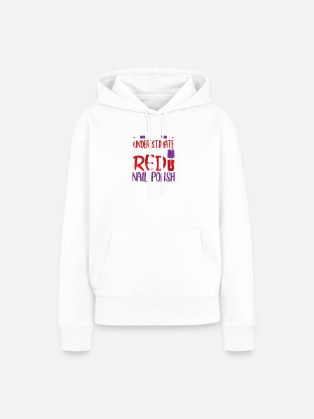 Nageldesigner Nageldesignerin Kosmetik Nagelstudio - Frauen Premium Bio Hoodie - Weiß