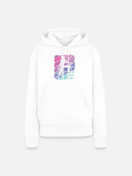 Boulderer Boulder Bouldern - Frauen Premium Bio Hoodie - Weiß