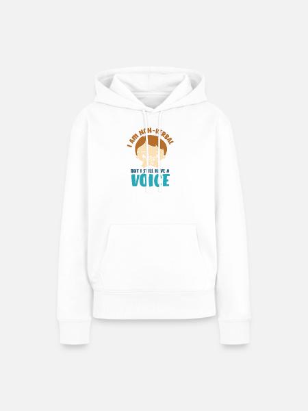autismus autist asperger syndrom - Frauen Premium Bio Hoodie - Weiß