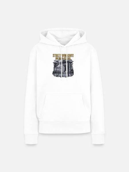 Calisthenics Workout - Frauen Premium Bio Hoodie - Weiß