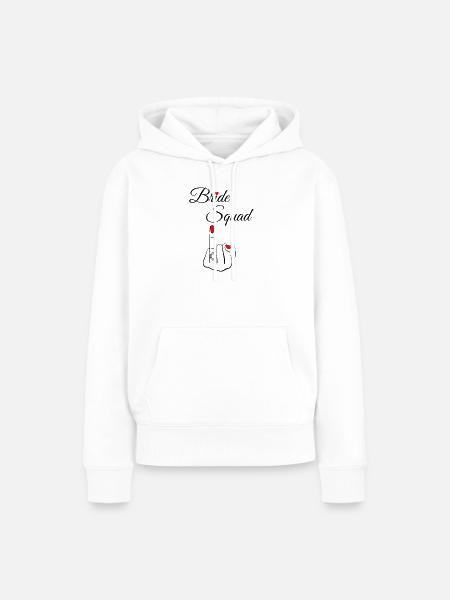 Freche Braut-Trupp-Matching - Frauen Premium Bio Hoodie - Weiß